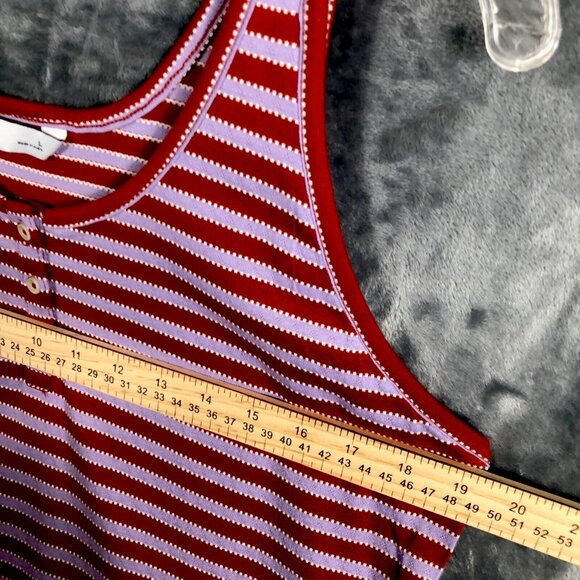 Sonoma Woman’s Tank Top Large Stripped Shirt - Picture 4 of 10